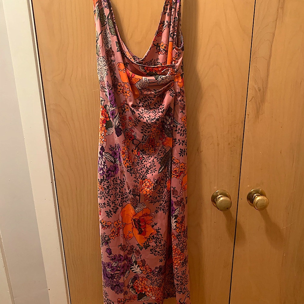 Urban outfitters never worn silky dress with slit